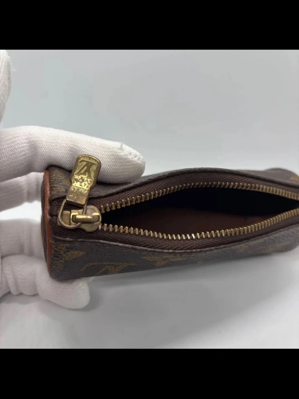Louis Vuitton Brown Monogram Canvas Key Pouch
